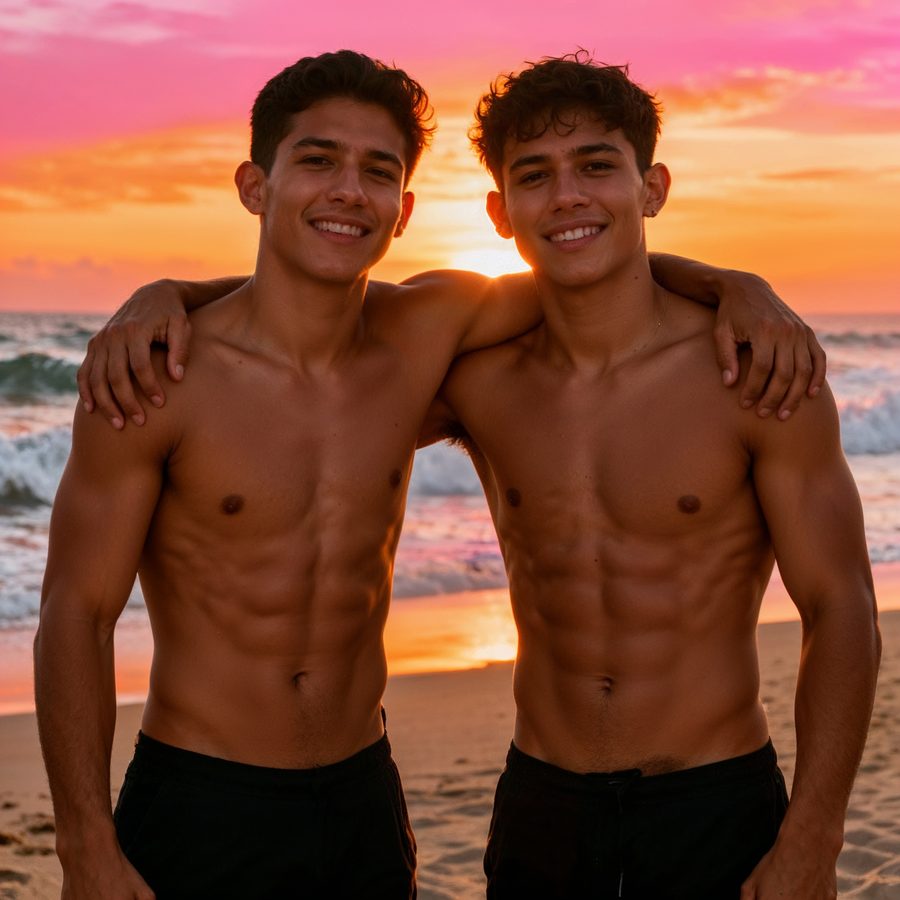 Beach twinks
